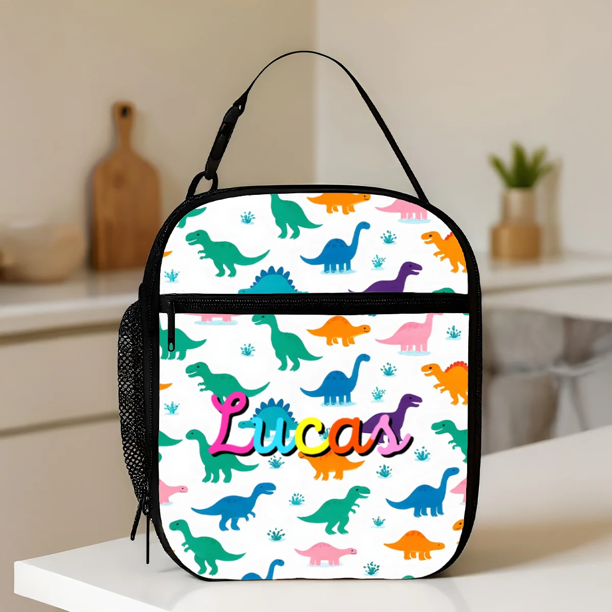 Personalized Insulated Kid Lunch Bag, Custom Kid Name Back to School Meal Tote Kit for Girls, Boys - Image 14