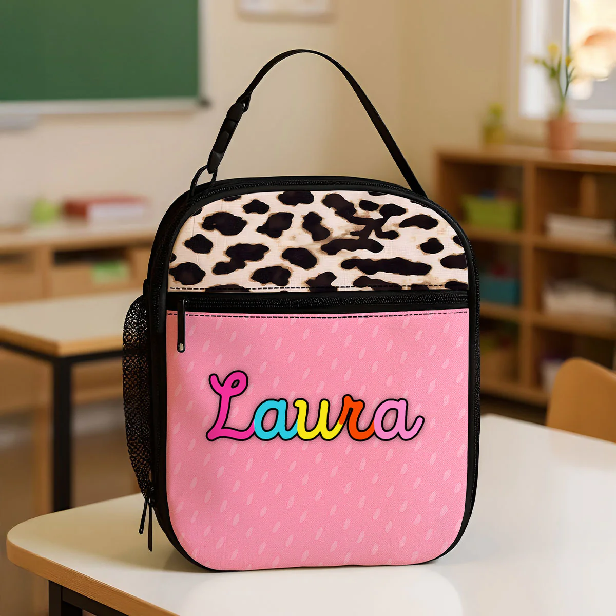 Personalized Insulated Kid Lunch Bag, Custom Kid Name Back to School Meal Tote Kit for Girls, Boys - Image 2