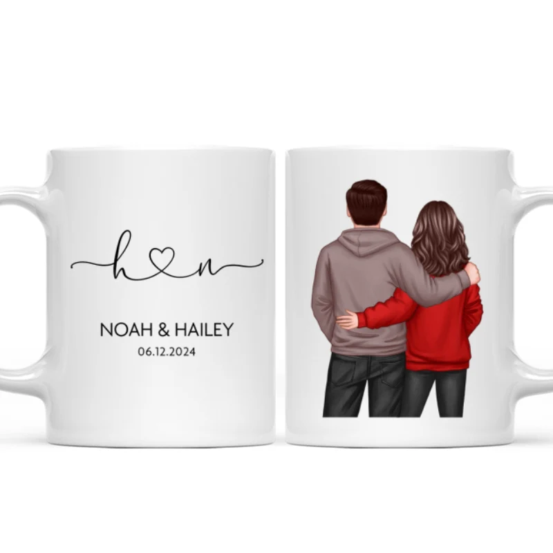 Personalized Mr & Mrs Coffee Mugs, Husband and Wife Mr and Mrs Mug, Anniversary Gift for him, Gift for her - Image 10