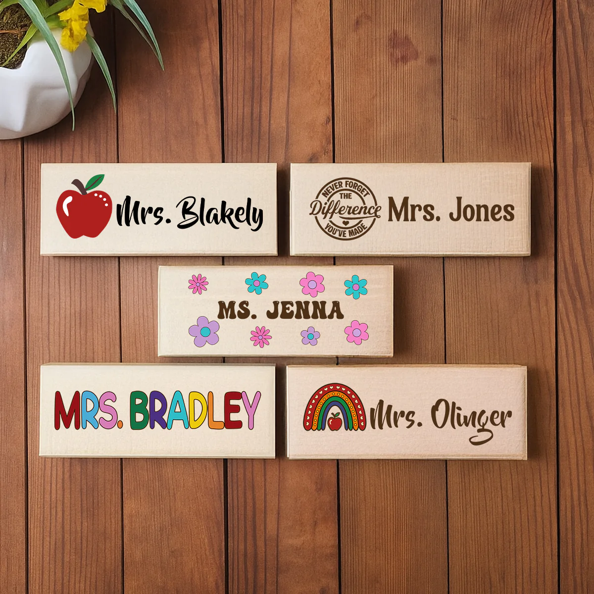 Personalized Teacher Whiteboard Eraser, Custom Teacher Appreciation Gifts, Chalkboard Eraser with Marker, Preschool Teacher Name gifts - Image 8