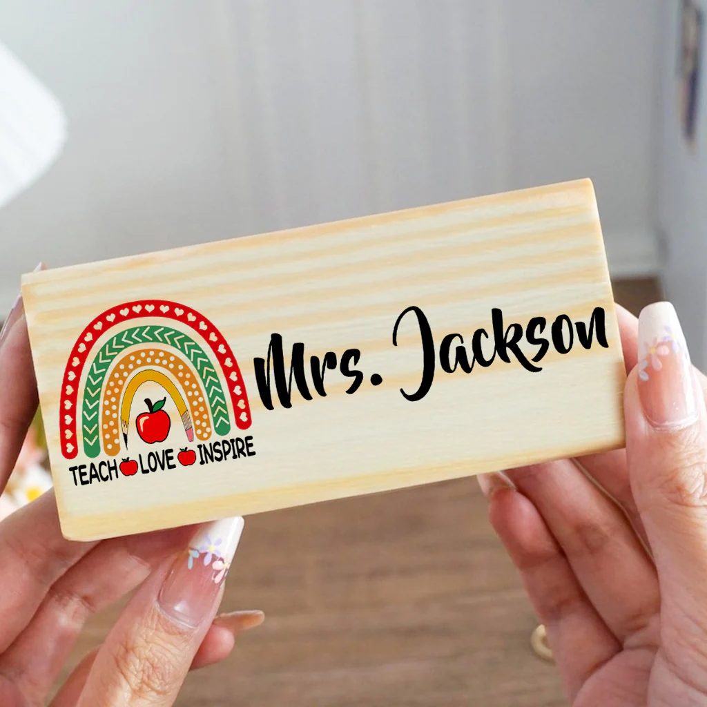 Personalized Teacher Whiteboard Eraser, Custom Teacher Appreciation Gifts, Chalkboard Eraser with Marker, Preschool Teacher Name gifts - Image 7