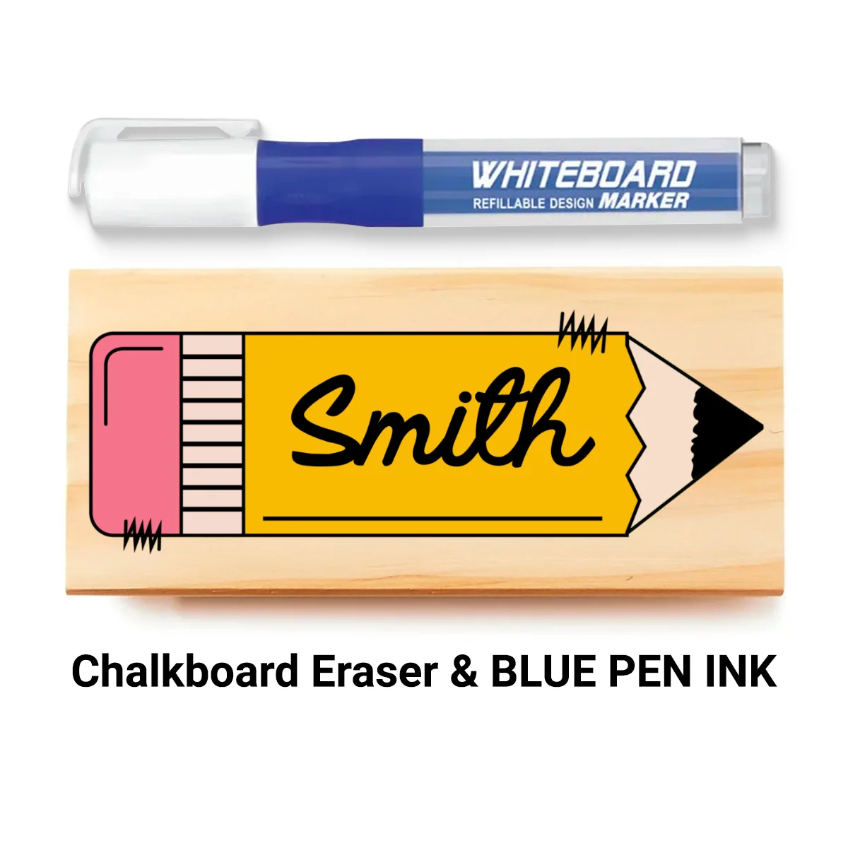 Personalized Teacher Whiteboard Eraser, Custom Teacher Appreciation Gifts, Chalkboard Eraser with Marker, Preschool Teacher Name gifts - Image 22