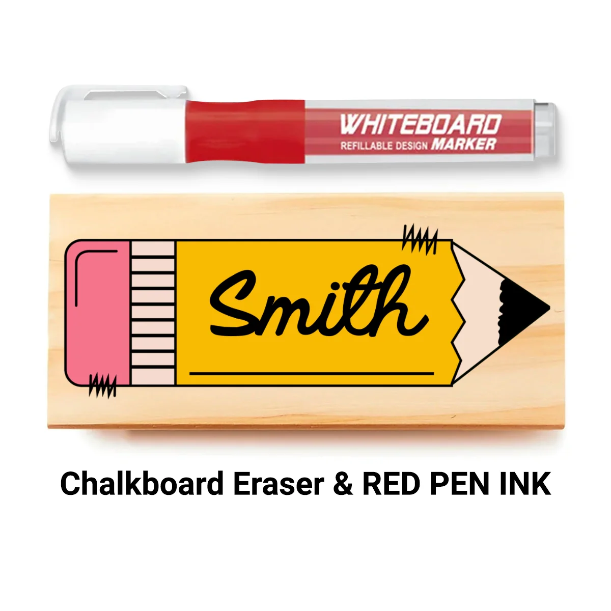 Personalized Teacher Whiteboard Eraser, Custom Teacher Appreciation Gifts, Chalkboard Eraser with Marker, Preschool Teacher Name gifts - Image 23