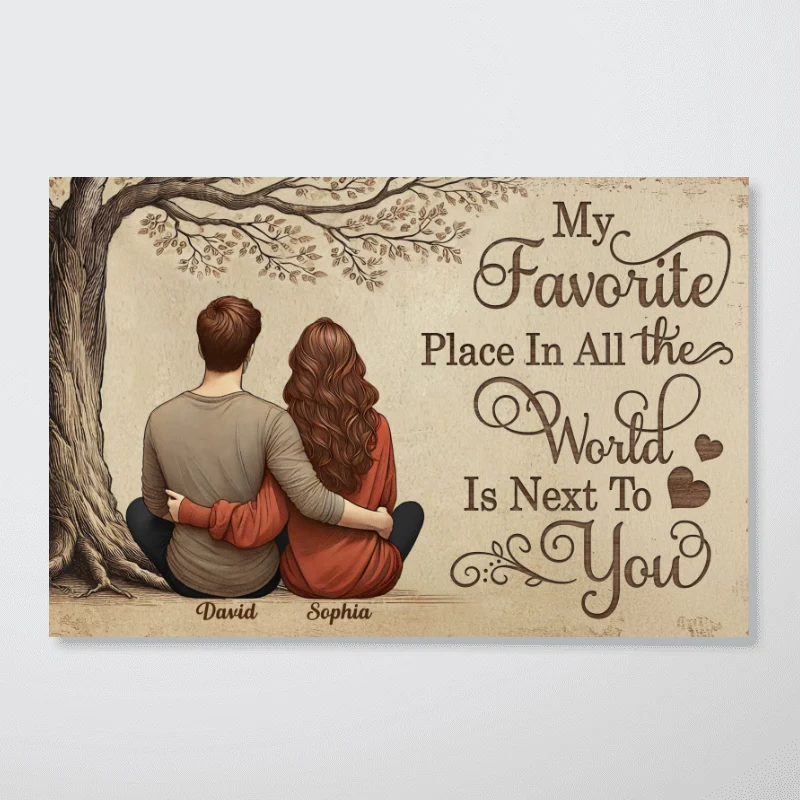 Personalized Vintage Couple Next To You Poster, Gift, Anniversary Gift for Couples - Image 12