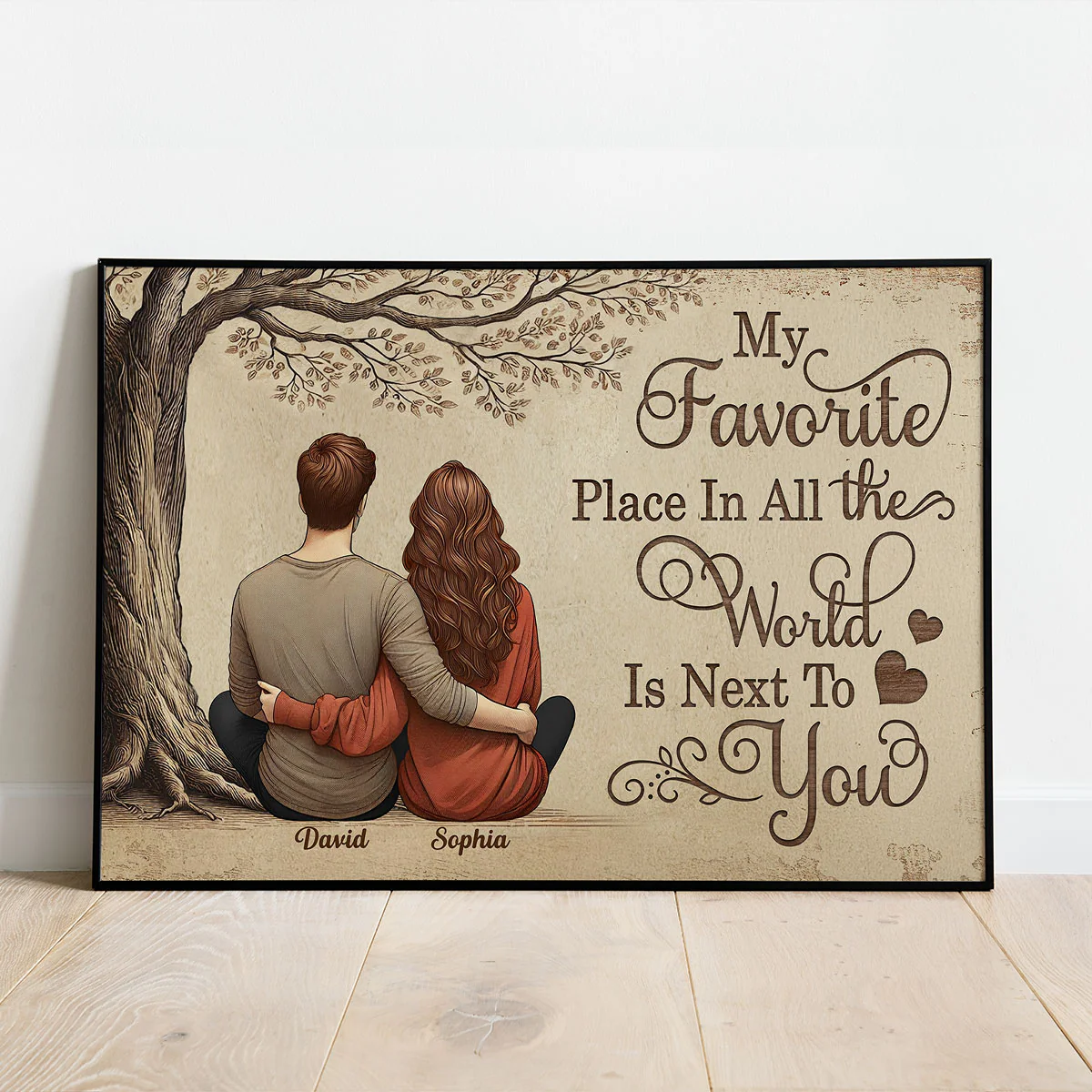 Personalized Vintage Couple Next To You Poster, Gift, Anniversary Gift for Couples - Image 3