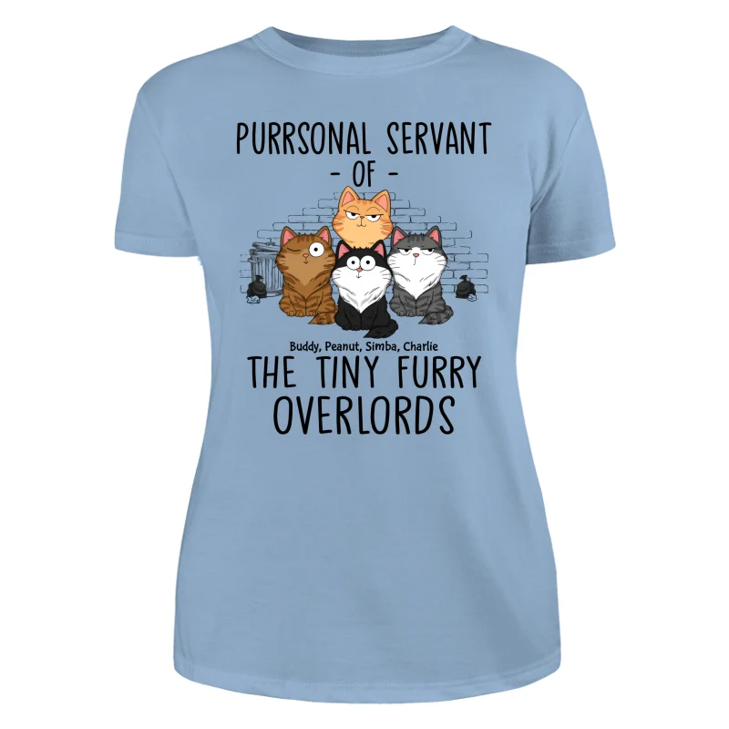 Purrsonal Cat Servant Funny Cats Expressions Personalized Shirt - Image 12