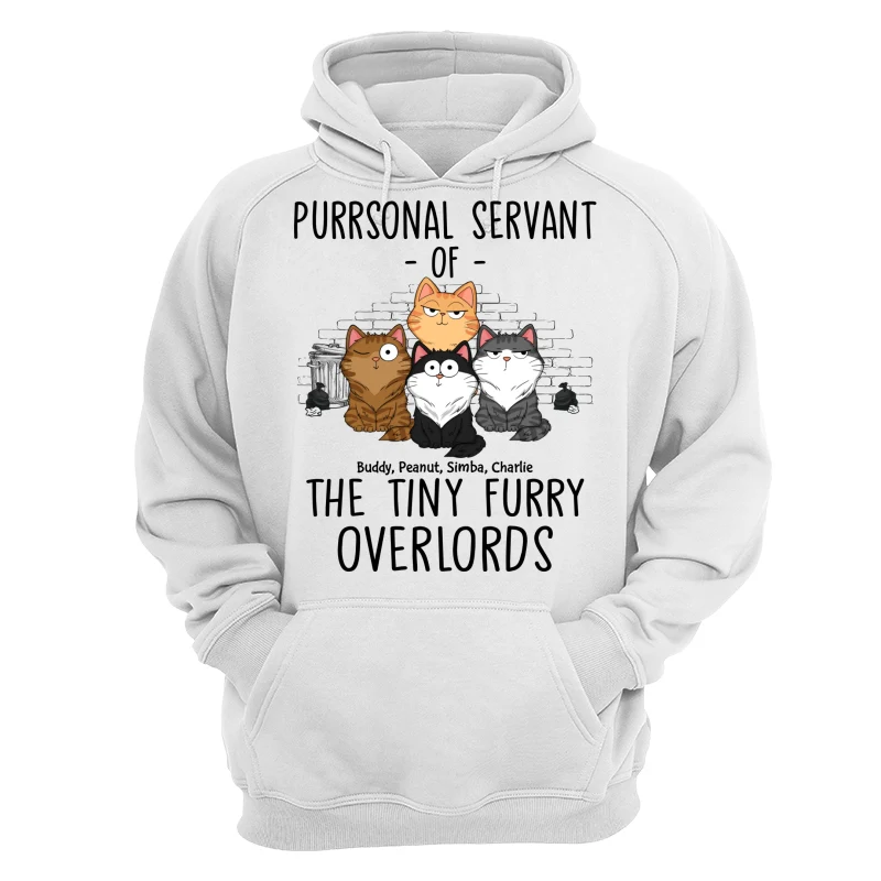 Purrsonal Cat Servant Funny Cats Expressions Personalized Shirt - Image 13