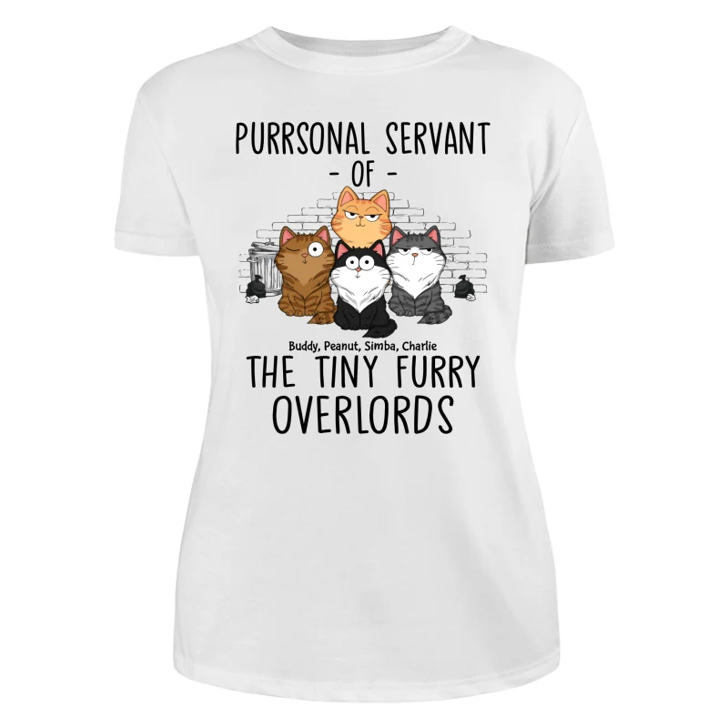 Purrsonal Cat Servant Funny Cats Expressions Personalized Shirt - Image 9