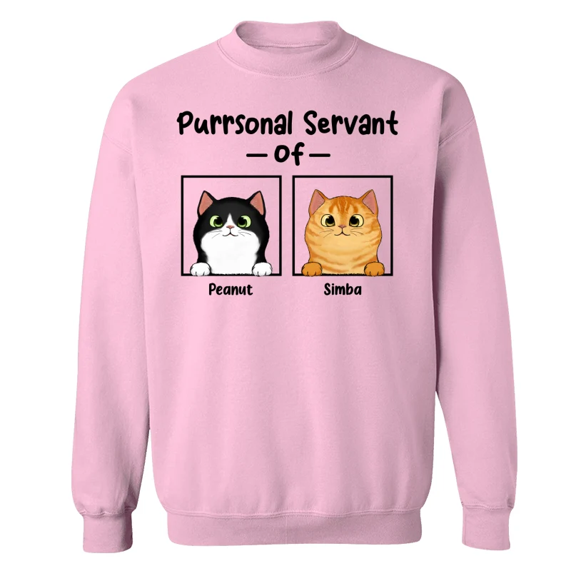 Purrsonal Servant Fluffy Cats In Square Personalized Shirt - Image 19