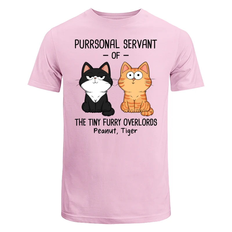 Purrsonal Servant Of Fluffy Cats Funny Expressions Personalized Shirt - Image 9
