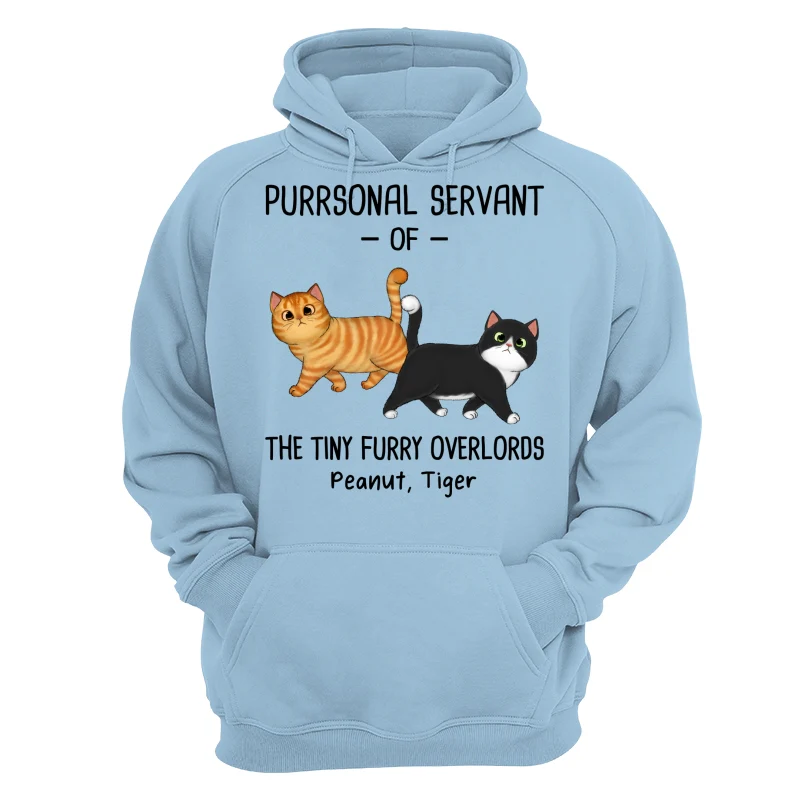 Purrsonal Servant Of Walking Fluffy Cats Personalized Shirt - Image 16