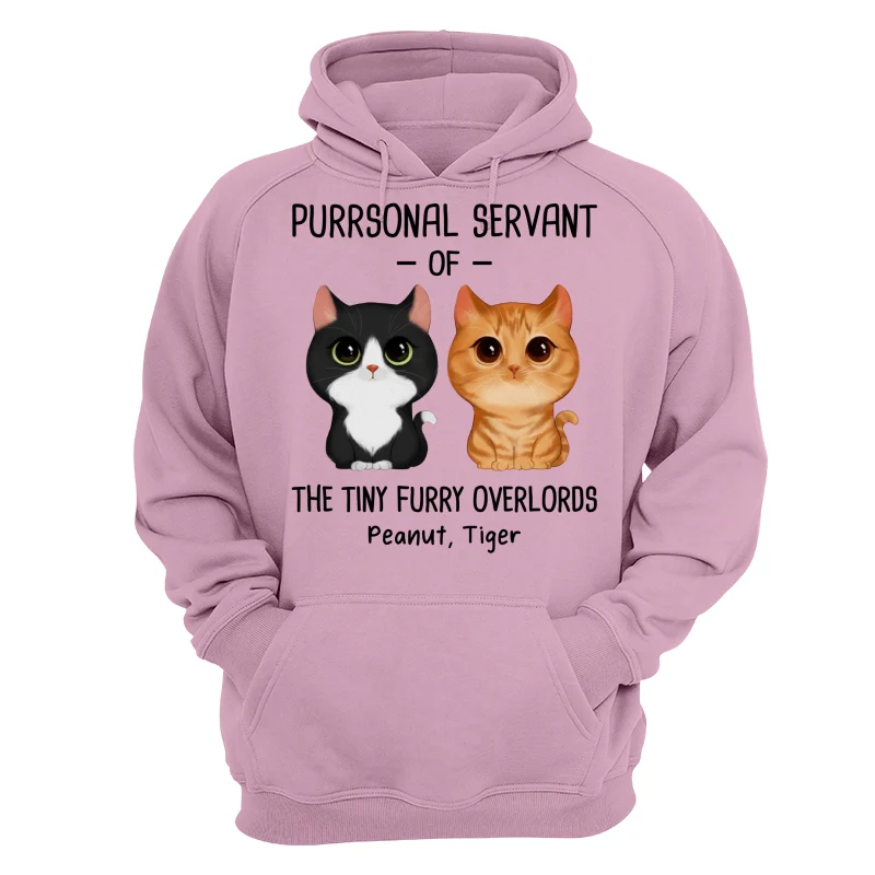 Purrsonal Servant Of Watercolor Cute Cats Personalized Shirt - Image 15
