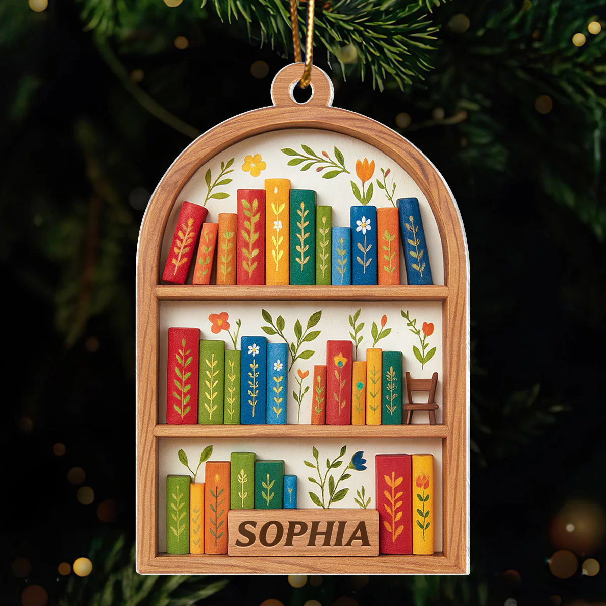 Quiet Moments With Books – Personalized Acrylic Ornament – Sentimental Gift for Book Lovers - Image 5