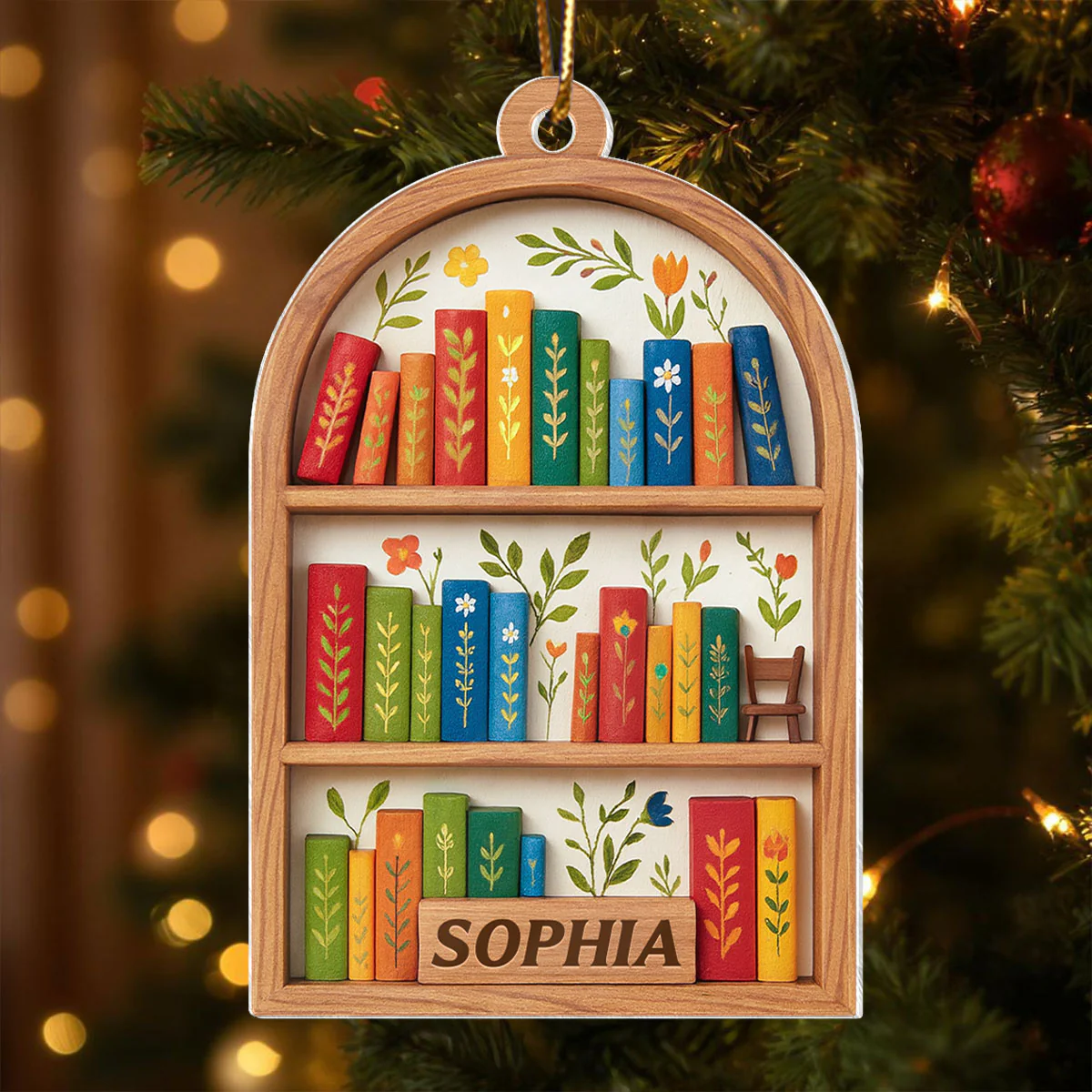 Quiet Moments With Books – Personalized Acrylic Ornament – Sentimental Gift for Book Lovers - Image 6