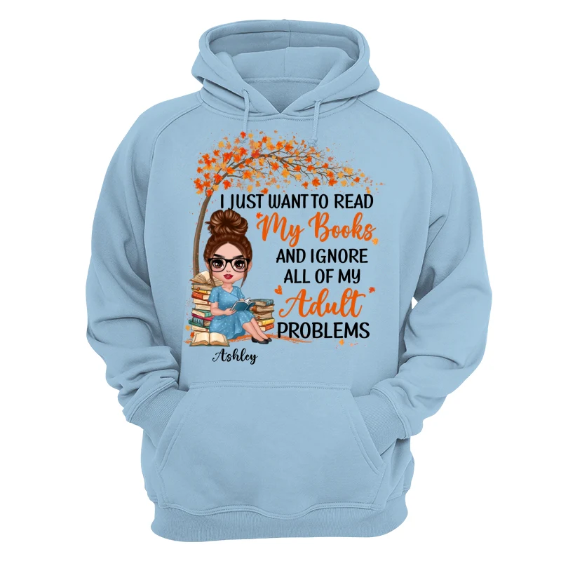 Reading Book Girl Under Tree Personalized Shirt - Image 16