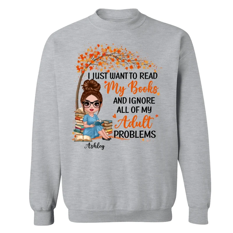 Reading Book Girl Under Tree Personalized Shirt - Image 18