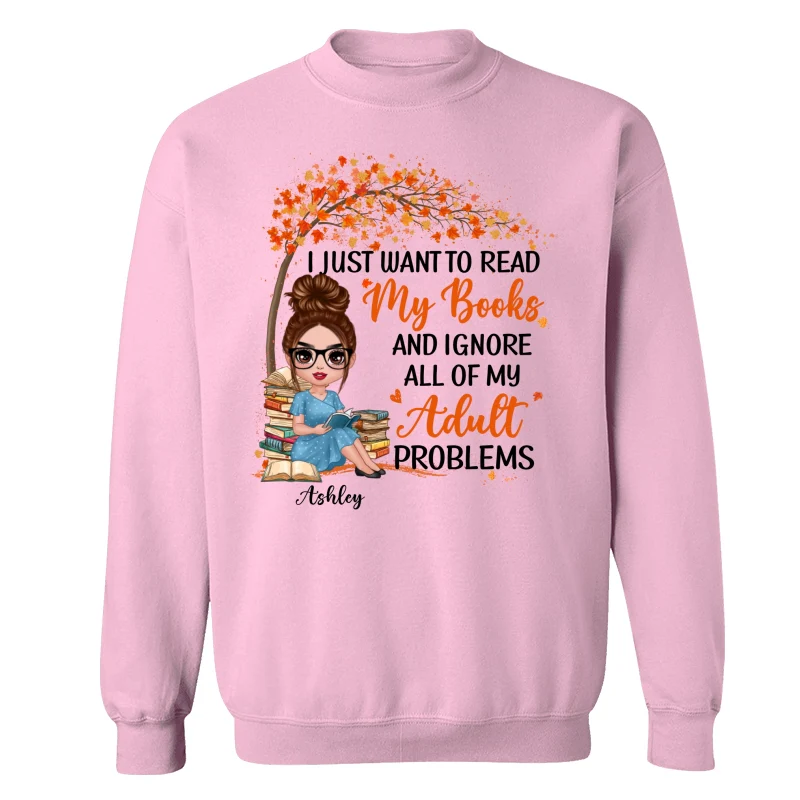 Reading Book Girl Under Tree Personalized Shirt - Image 19