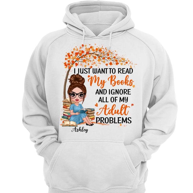 Reading Book Girl Under Tree Personalized Shirt - Image 3