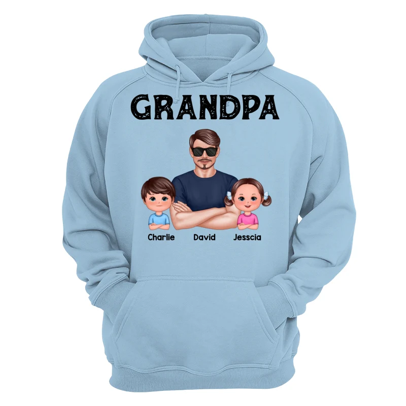 Realistic Grandpa New Face And Doll Kids Personalized Shirt - Image 16