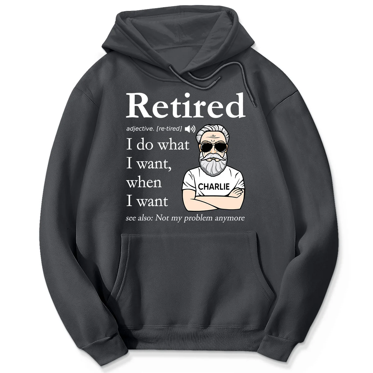 Retired Definition Happy Retirement Funny Gift Personalized Shirt, Father's Day Gift For Dad, For Grandpa, For Husband - Image 5
