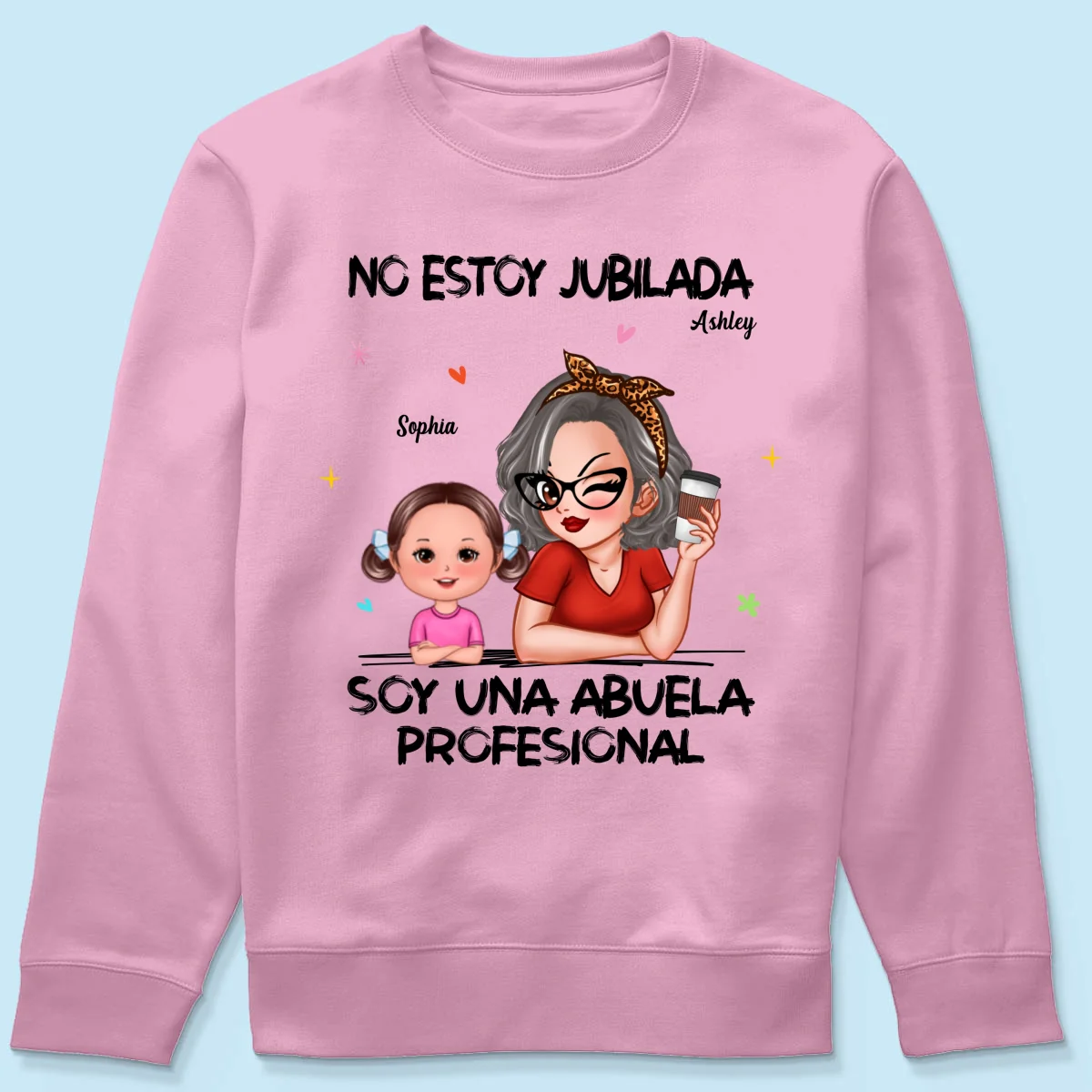 Retired Grandma Spanish Abuela Personalized Shirt - Image 21