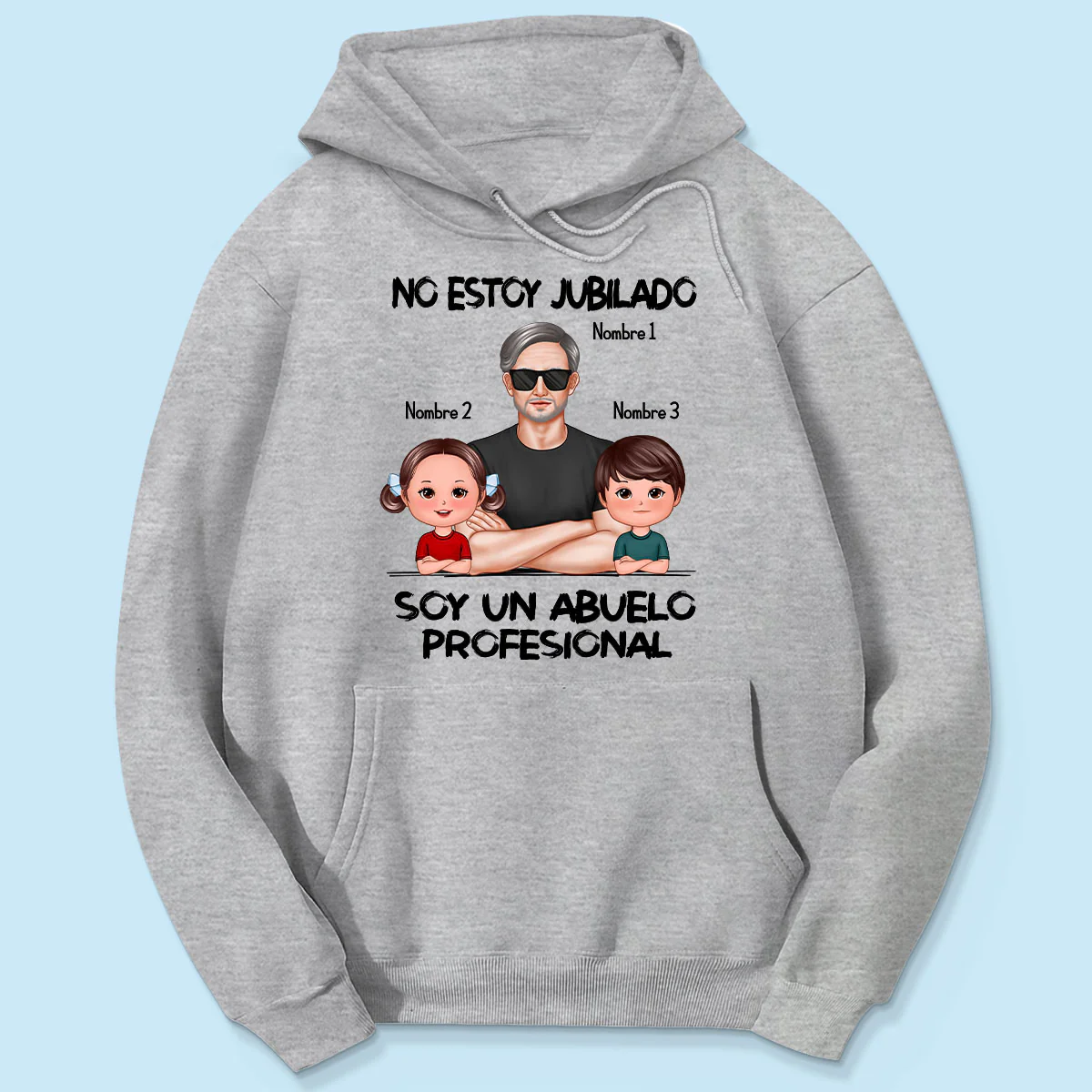 Retired Grandpa Spanish Abuelo Personalized Shirt - Image 4