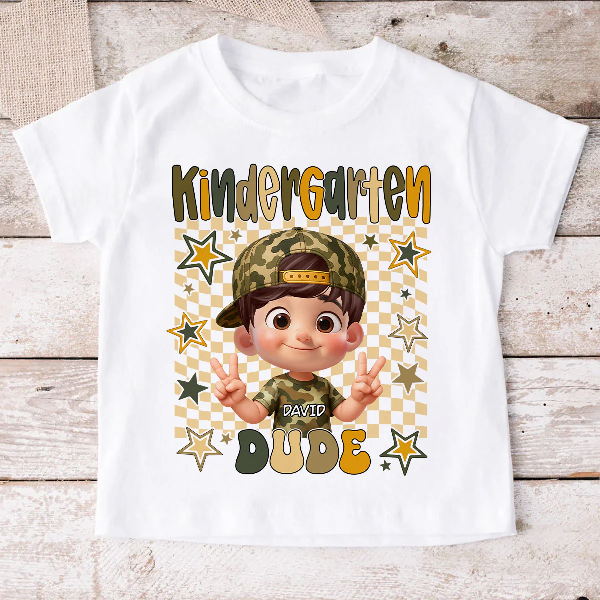 Retro Back to School Boys Personalized Shirt, Kindergarten Pre-K to Fifth Grade, School Boy Shirt - Image 8