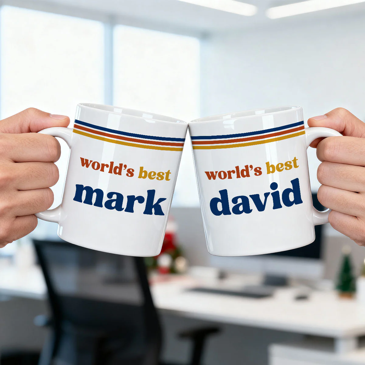 Retro Vintage 70s Custom Name - Personalized Mug - Gift For Him, Gift For Men, Dad Gift, Colleague Gift - Image 5