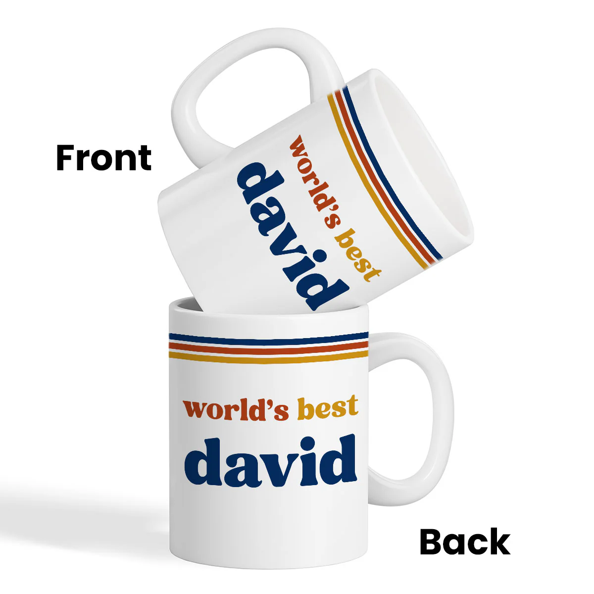 Retro Vintage 70s Custom Name - Personalized Mug - Gift For Him, Gift For Men, Dad Gift, Colleague Gift - Image 6