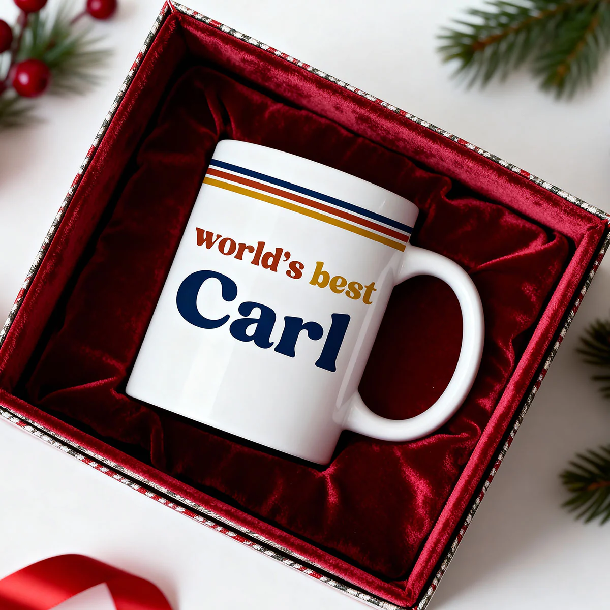 Retro Vintage 70s Custom Name - Personalized Mug - Gift For Him, Gift For Men, Dad Gift, Colleague Gift - Image 7