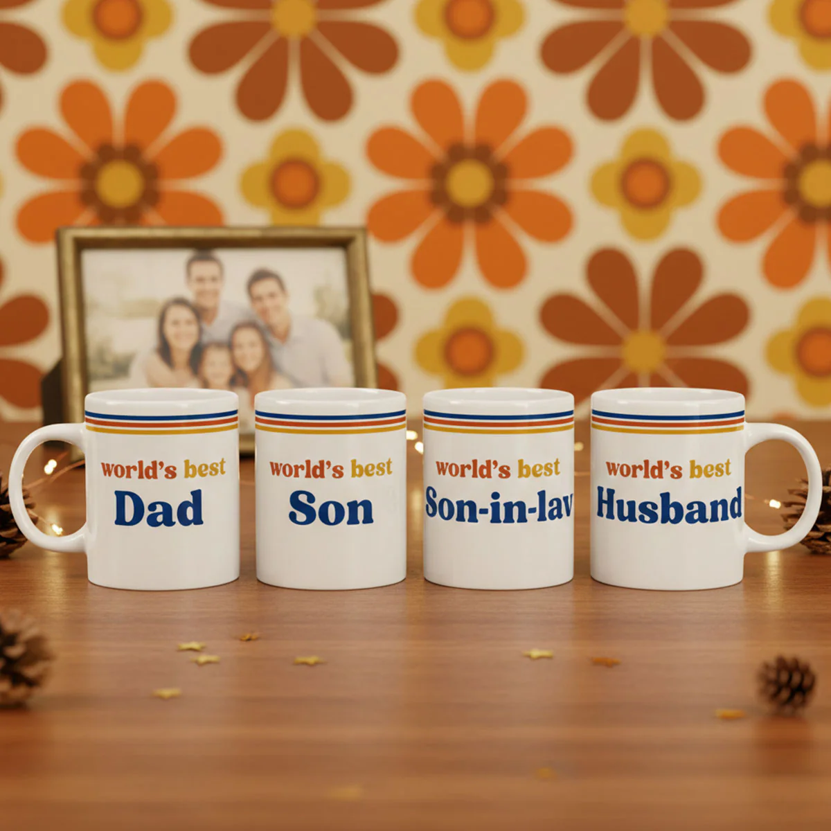 Retro Vintage 70s Custom Name - Personalized Mug - Gift For Him, Gift For Men, Dad Gift, Colleague Gift - Image 9