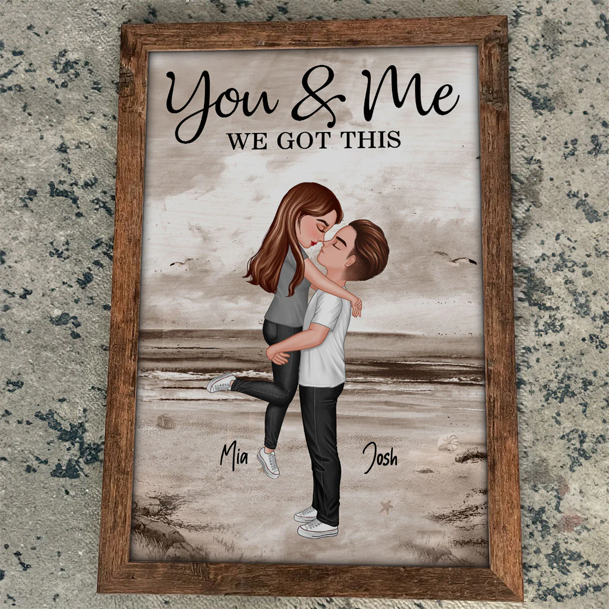 Eternal Love: Retro Romance Poster, Anniversary Gift For Couple - Image 7