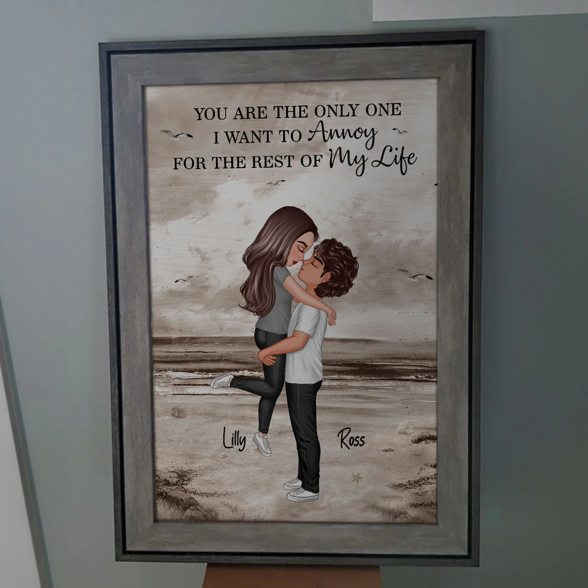 Eternal Love: Retro Romance Poster, Anniversary Gift For Couple - Image 9