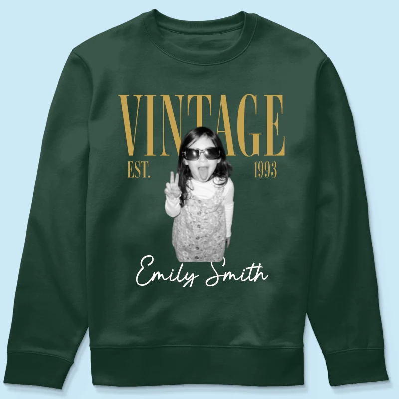 Retro Vintage Custom Photo Birthday - Personalized Shirt - Birthday Gift For Best Friends, Family Members - Image 19