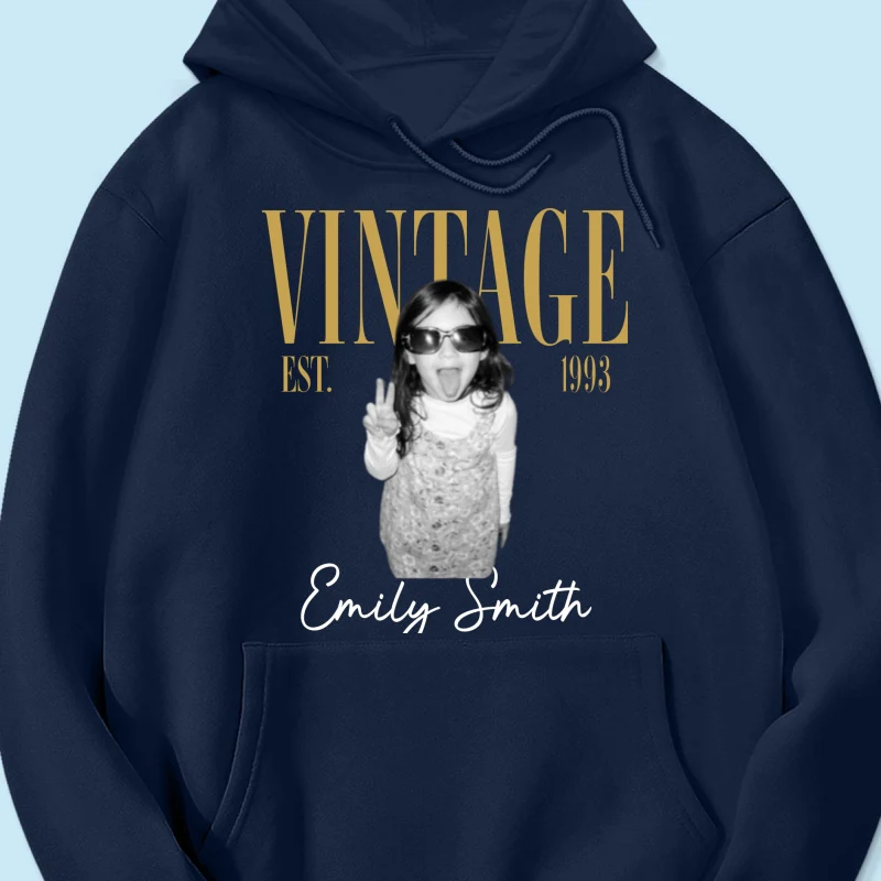 Retro Vintage Custom Photo Birthday - Personalized Shirt - Birthday Gift For Best Friends, Family Members - Image 21