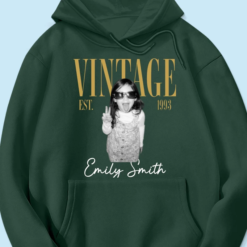Retro Vintage Custom Photo Birthday - Personalized Shirt - Birthday Gift For Best Friends, Family Members - Image 23