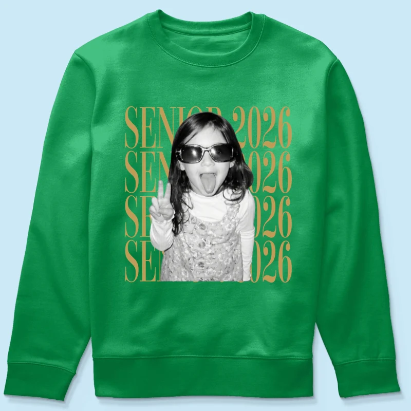 Retro Vintage Photo And Year Senior - Personalized Shirt - Custom Graduate Picture Shirt, Graduation Gift, Family Matching Shirt Graduation Party Celebration - Image 58