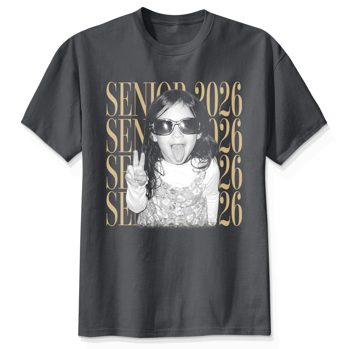 Retro Vintage Photo And Year Senior - Personalized Shirt - Custom Graduate Picture Shirt, Graduation Gift, Family Matching Shirt Graduation Party Celebration - Image 6