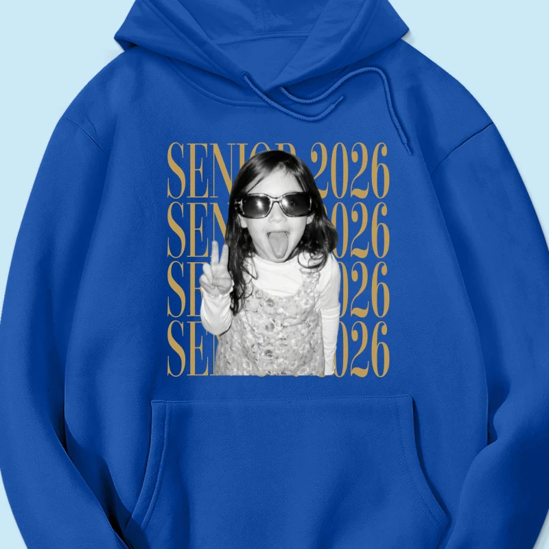 Retro Vintage Photo And Year Senior - Personalized Shirt - Custom Graduate Picture Shirt, Graduation Gift, Family Matching Shirt Graduation Party Celebration - Image 66