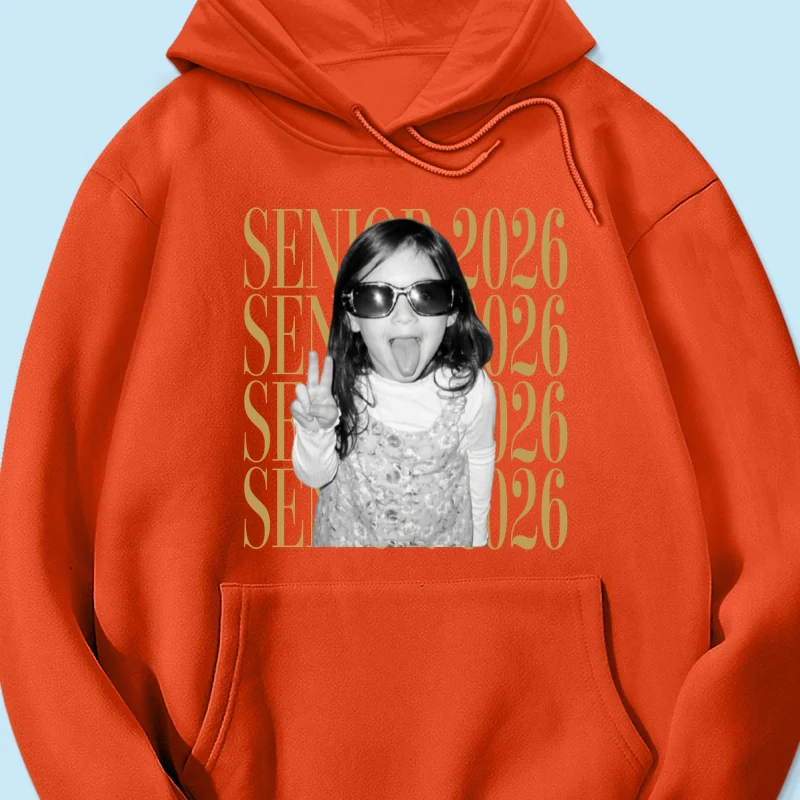 Retro Vintage Photo And Year Senior - Personalized Shirt - Custom Graduate Picture Shirt, Graduation Gift, Family Matching Shirt Graduation Party Celebration - Image 68