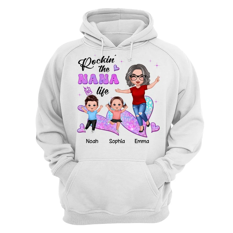 Rockin‘ Grandma Life Galaxy Leopard Personalized Shirt - Image 13