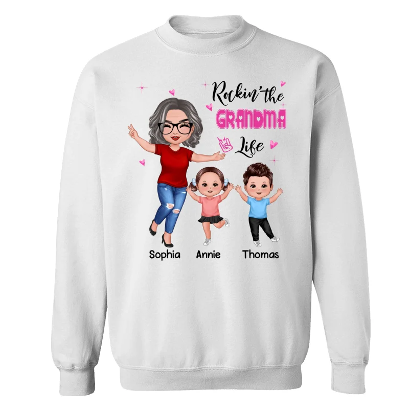 Rockin‘ Grandma Life Happy Doll - Personalized Shirt - Image 17