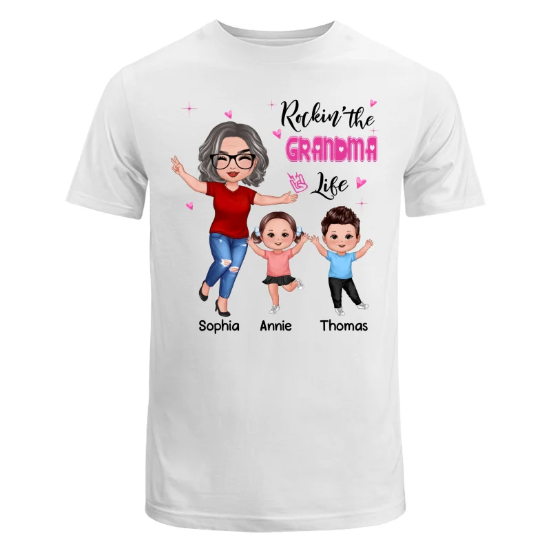 Rockin‘ Grandma Life Happy Doll - Personalized Shirt - Image 5