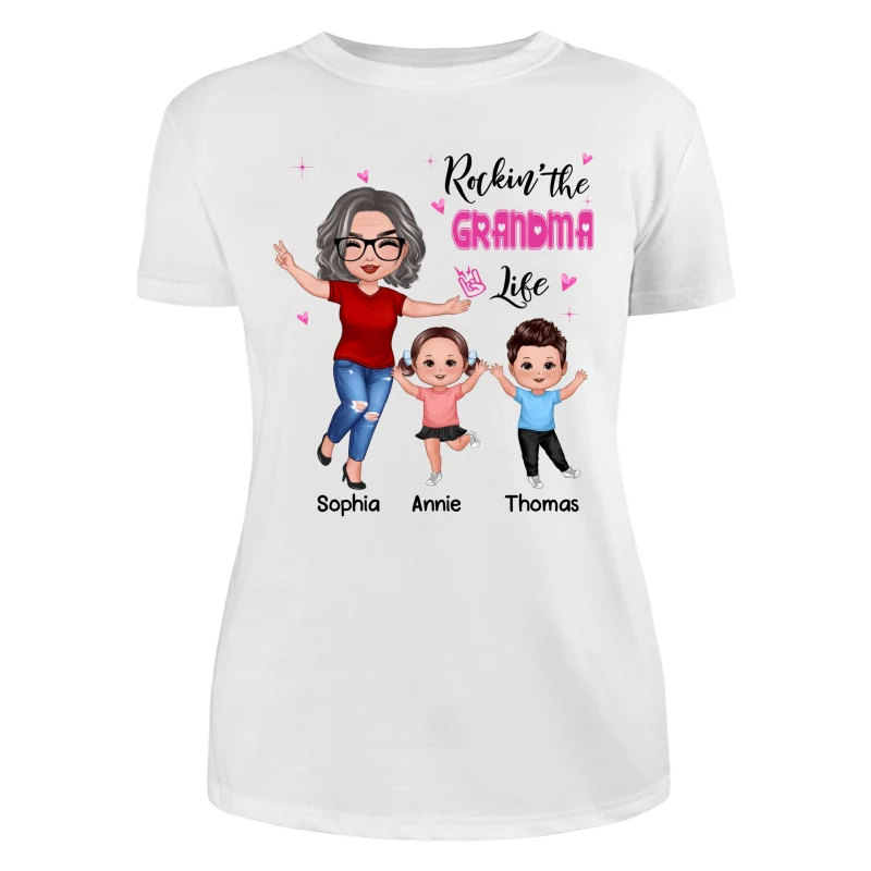 Rockin‘ Grandma Life Happy Doll - Personalized Shirt - Image 9
