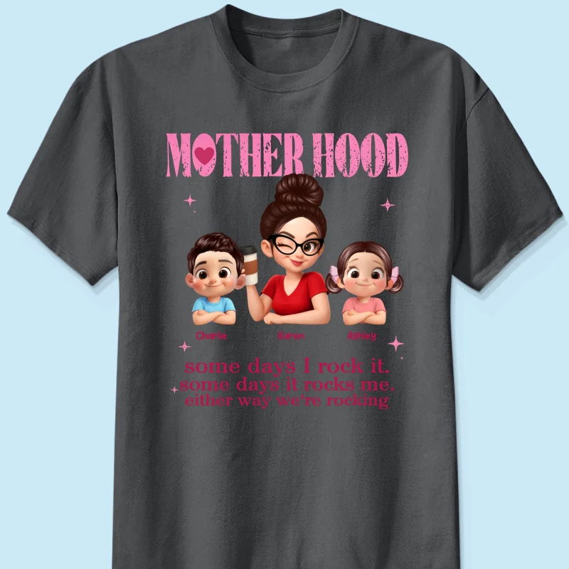 Rockin' Motherhood - Personalized Shirt - Mother's Day Gift for Mom, Wife - Image 10