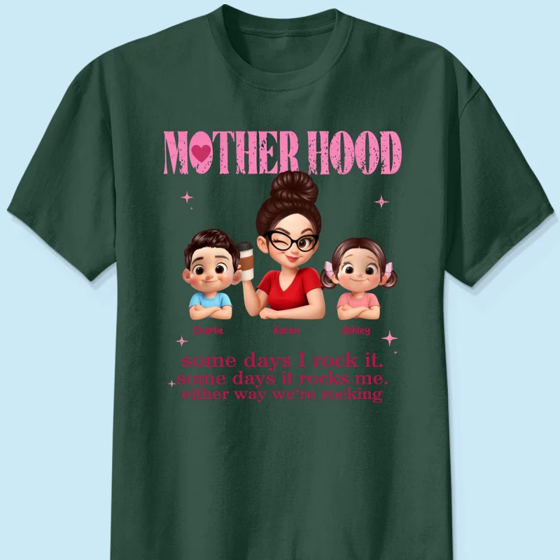 Rockin' Motherhood - Personalized Shirt - Mother's Day Gift for Mom, Wife - Image 12