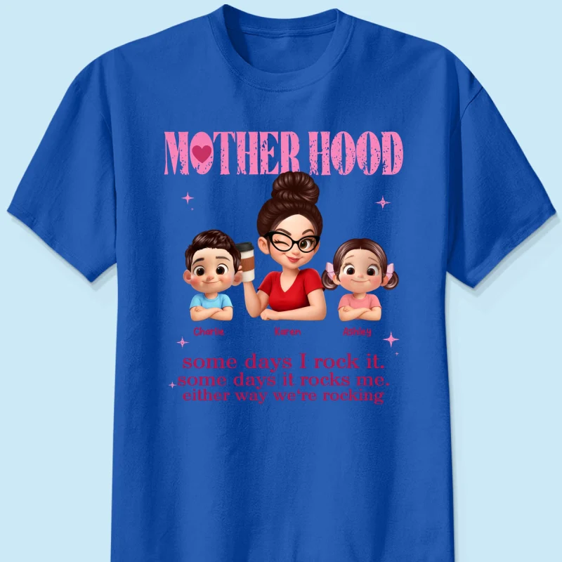Rockin' Motherhood - Personalized Shirt - Mother's Day Gift for Mom, Wife - Image 13