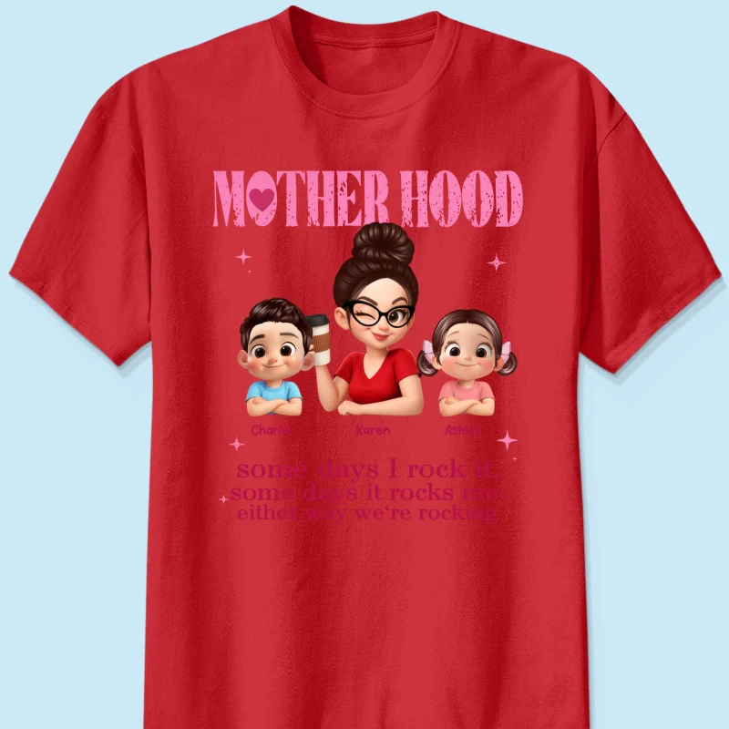 Rockin' Motherhood - Personalized Shirt - Mother's Day Gift for Mom, Wife - Image 14