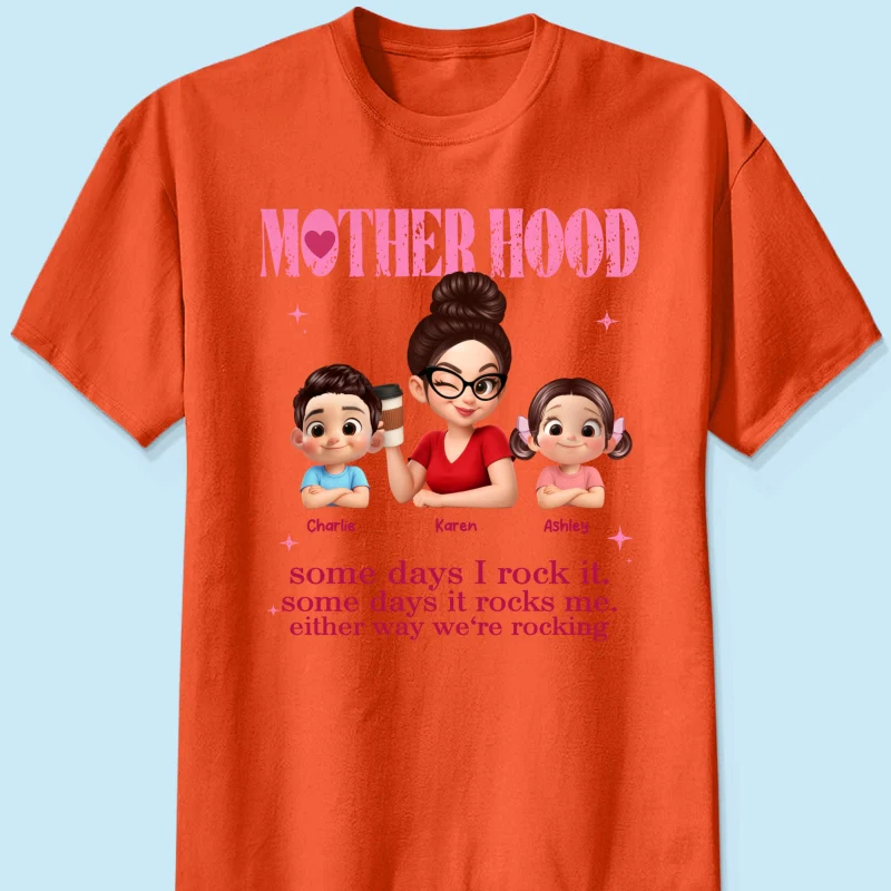 Rockin' Motherhood - Personalized Shirt - Mother's Day Gift for Mom, Wife - Image 15
