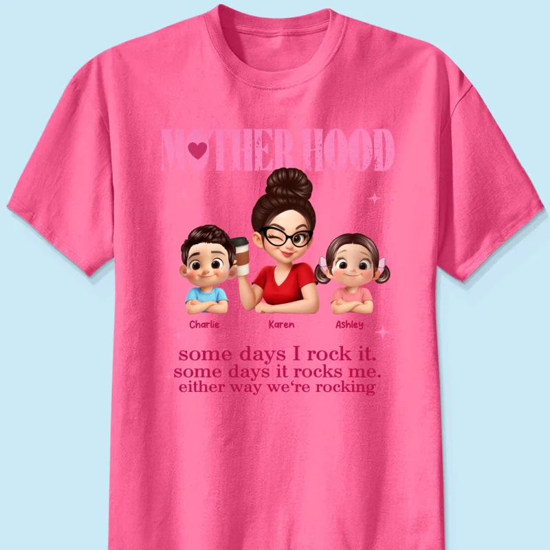 Rockin' Motherhood - Personalized Shirt - Mother's Day Gift for Mom, Wife - Image 16